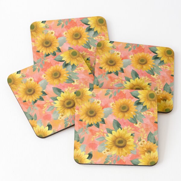 Item preview, Yellow sunflower colorful floral pattern - whimsigoth dark cottagecore forestcore  designed and sold by cocomelon168.