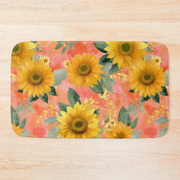 Item preview, Yellow sunflower colorful floral pattern - whimsigoth dark cottagecore forestcore  designed and sold by cocomelon168.