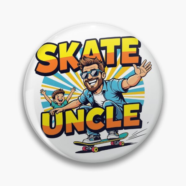 Item preview, Skate Uncle – The coolest board rider designed and sold by ClairesGarden.