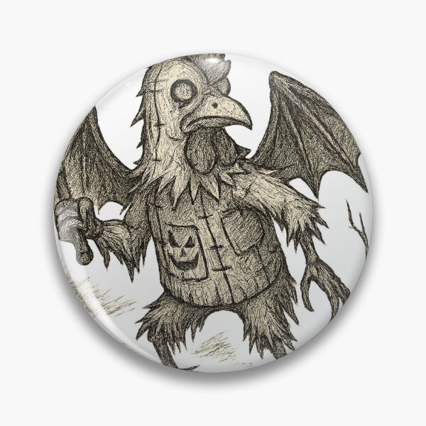 Item preview, Halloween scarecrow rooster designed and sold by SeasonsofJess.