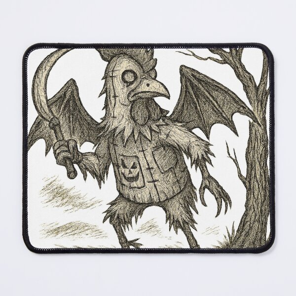 Item preview, Halloween scarecrow rooster designed and sold by SeasonsofJess.