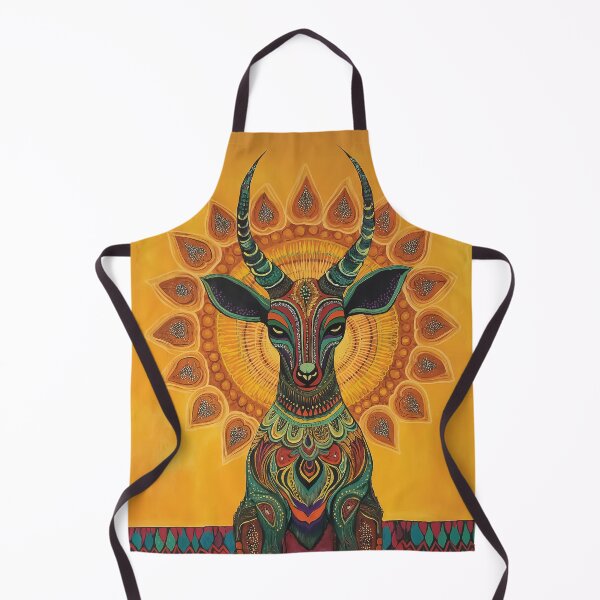 Item preview, Highly detailed digital design of a colorful antelope portrait. designed and sold by HEMRO.