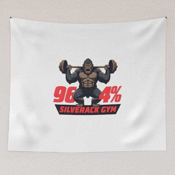 Item preview, 96.4% Silverback Gorilla Gym T-Shirt | Funny Strength Training Workout Tee, Funny Shirt, Valentine Shirt gift, Valentine Day Cut File designed and sold by GAIDREDA.