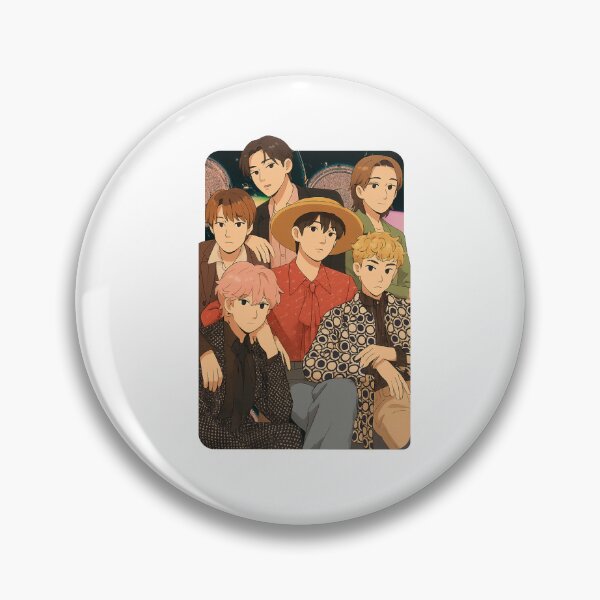 Item preview, P1Harmony Cartoon Illustration Group Members Kpop Collage Design designed and sold by HELL0WBELLO.