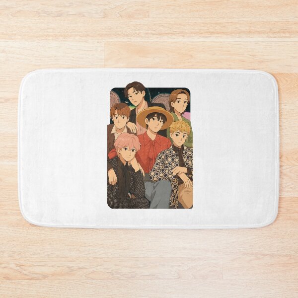 Item preview, P1Harmony Cartoon Illustration Group Members Kpop Collage Design designed and sold by HELL0WBELLO.