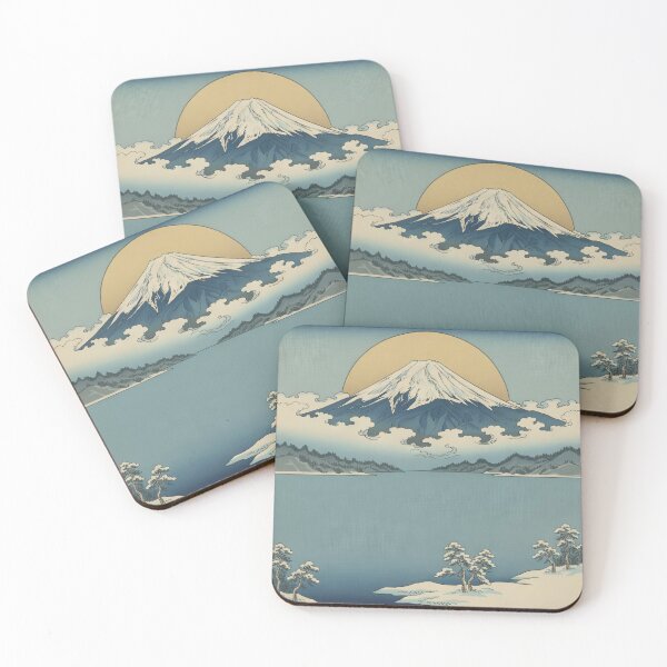 Artikelvorschau, Mount Fuji – Japanische Winterlandschaften entworfen und verkauft von ZenLibrary.