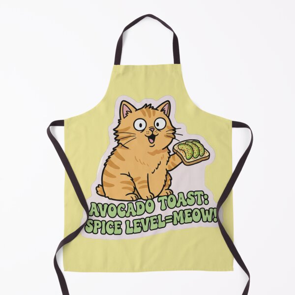 Item preview, Avocado Toast: Spice Level Meow! Meme designed and sold by MattBStickers.