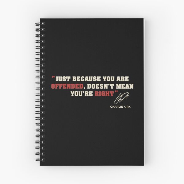 Item preview, Just Because You are Offended, Doesn't Mean You're Right charlie kirk designed and sold by gear-posters.