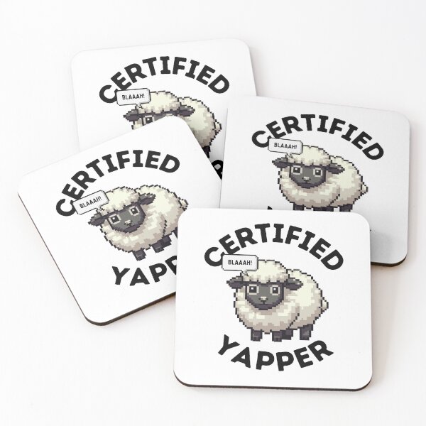 Item preview, Pixel Sheep Certified Yapper designed and sold by HotChicken7.