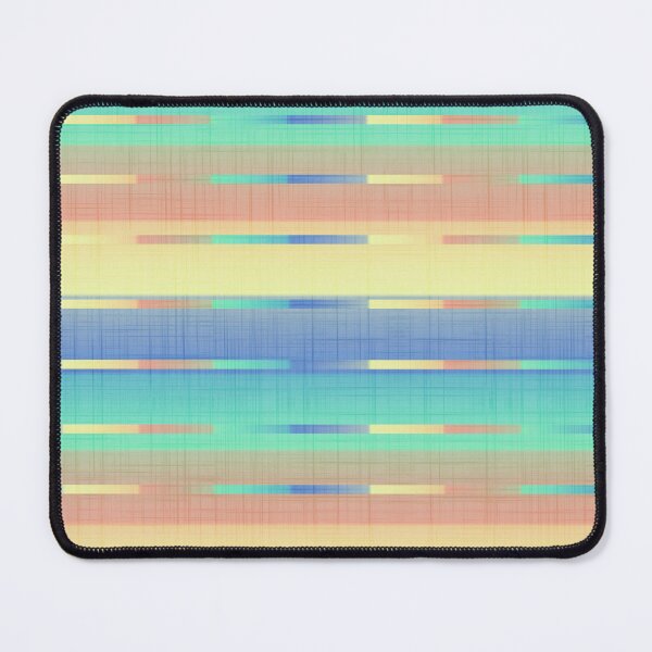 Item preview, Barkcloth Pastel Summer Stripe designed and sold by Sharon Schwalbe.