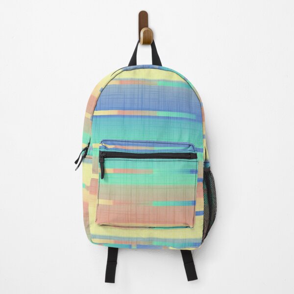 Item preview, Barkcloth Pastel Summer Stripe designed and sold by Sharon Schwalbe.