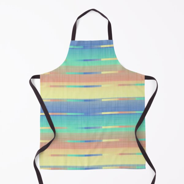 Item preview, Barkcloth Pastel Summer Stripe designed and sold by Sharon Schwalbe.