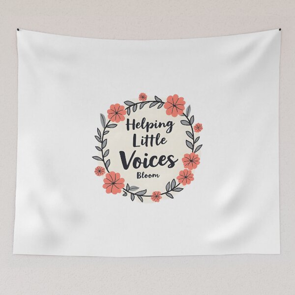 Item preview, Helping Little Voices Bloom Speech Therapy T-Shirt | SLP & Therapist Appreciation Tee,Funny Shirt, Valentine Shirt gift designed and sold by GAIDREDA.