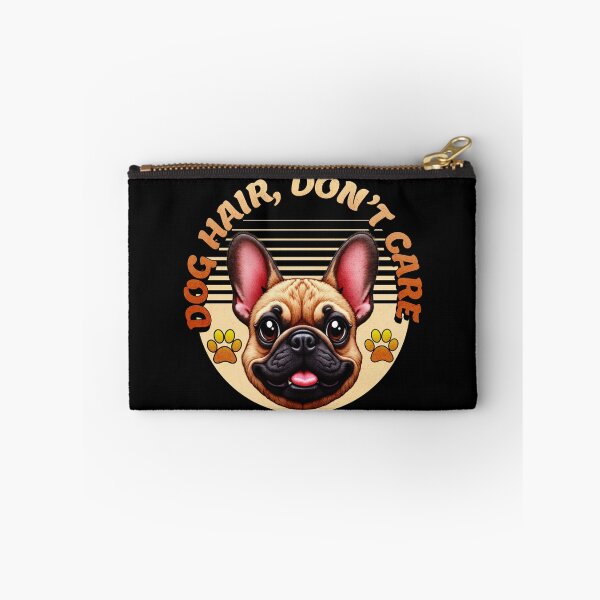 Item preview, Dog Hair Dont Care Cute Bulldog Retro Pet Lover Design designed and sold by ArtDesignTp.