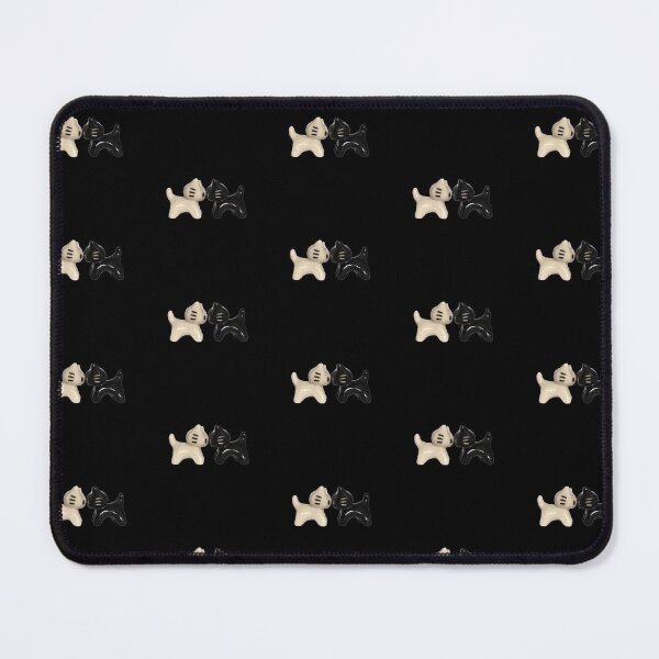 Item preview, black and white porcelain kitties sticker designed and sold by inainart.