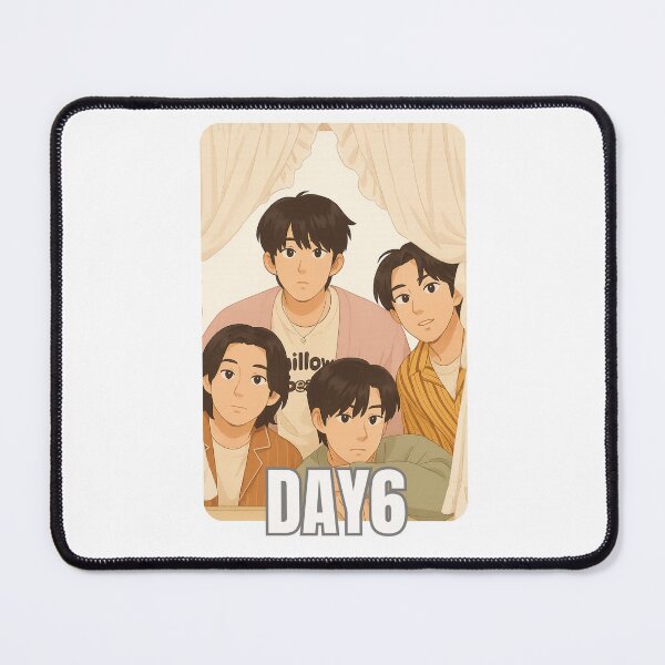 Item preview, DAY6 Name Cartoon Illustration Group Members Kpop Collage Design designed and sold by HELL0WBELLO.