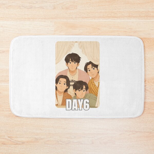 Item preview, DAY6 Name Cartoon Illustration Group Members Kpop Collage Design designed and sold by HELL0WBELLO.
