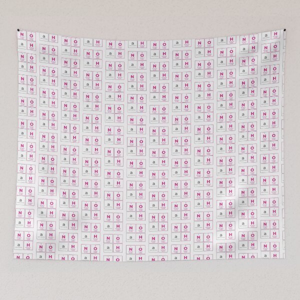 Item preview, NOaH Periodic Table Outline Design – Minimalist Chemistry Pun designed and sold by Rodney's Marketplace.