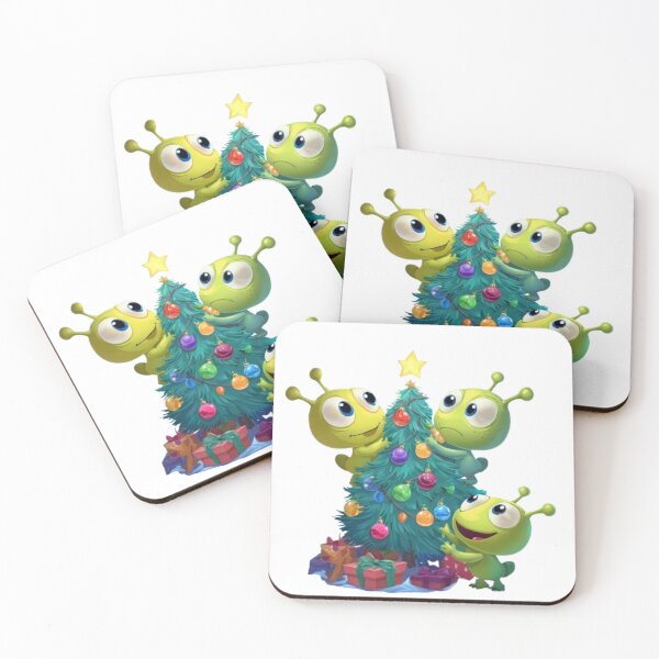 Item preview, Alien Christmas Party – Cute Space Holiday Design designed and sold by AlexLineArt.