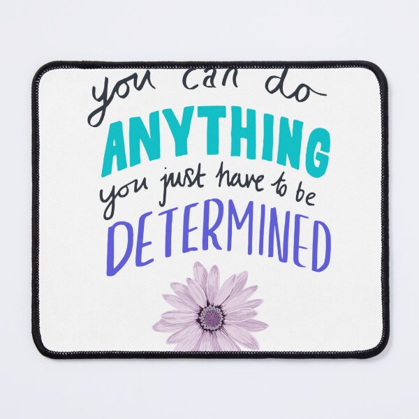 Item preview, Motivational Quote Typography – You Can Do Anything, Be Determined designed and sold by Ramya designs .