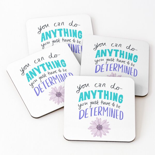 Item preview, Motivational Quote Typography – You Can Do Anything, Be Determined designed and sold by Ramya designs .