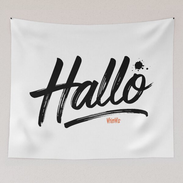 Item preview, Hallo - Hello designed and sold by WhimWiz.