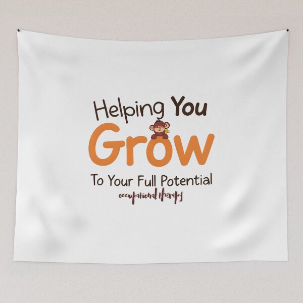 Item preview, Helping You Grow To Your Full Potential Occupational Therapy T-Shirt | OT Motivational Tee designed and sold by GAIDREDA.