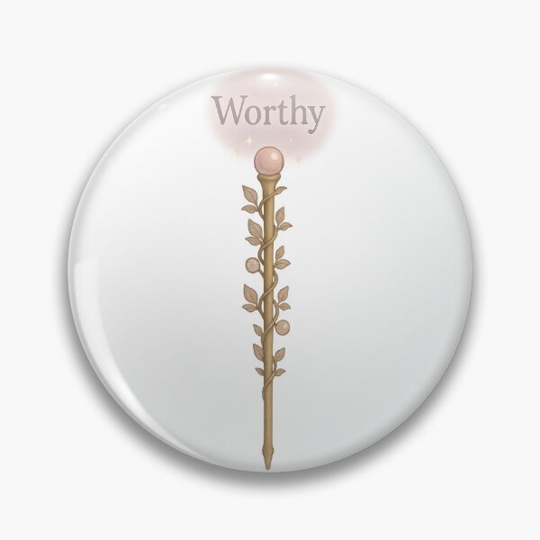Item preview, Worthy Wand | Magical Feminine Scepter Empowerment Affirmation Art | Sticker printable | Printable | Wall Art designed and sold by HerDreamCodes.
