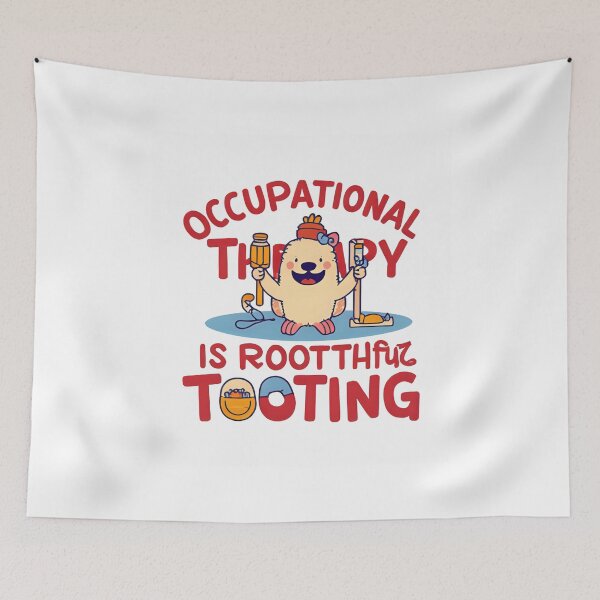 Item preview, Occupational Therapy Is Rooting Tooting T-Shirt | Funny OT Therapist Tee, Funny Shirt, Valentine Shirt gift, Valentine Day Cut File designed and sold by GAIDREDA.