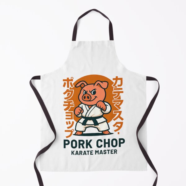 Item preview, Pork Chop Karate Master - Funny Japanese Style Art designed and sold by 89BLACK.