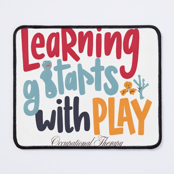Item preview, Learning Starts With Play Occupational Therapy T-Shirt | OT Educational Tee, Funny Shirt, Valentine Shirt gift, Valentine Day Cut File designed and sold by GAIDREDA.