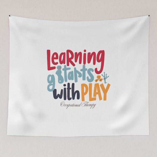 Item preview, Learning Starts With Play Occupational Therapy T-Shirt | OT Educational Tee, Funny Shirt, Valentine Shirt gift, Valentine Day Cut File designed and sold by GAIDREDA.