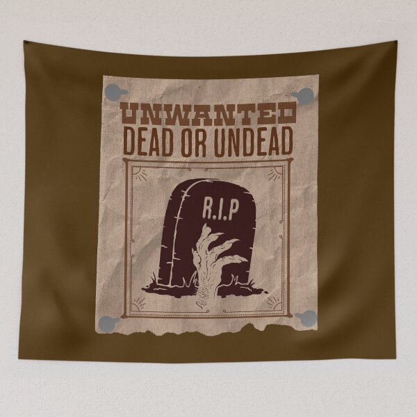 Item preview, UNWANTED - DEAD OR UNDEAD (Halloween Design) designed and sold by FREEKNSTEIN.