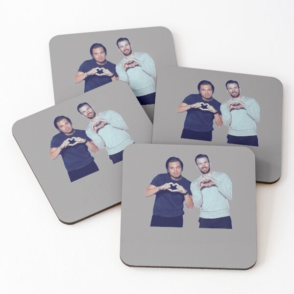 Item preview, CHRIS-EVANS--SEBASTIAN-STAN-HEARTS designed and sold by ChristopherBPal.