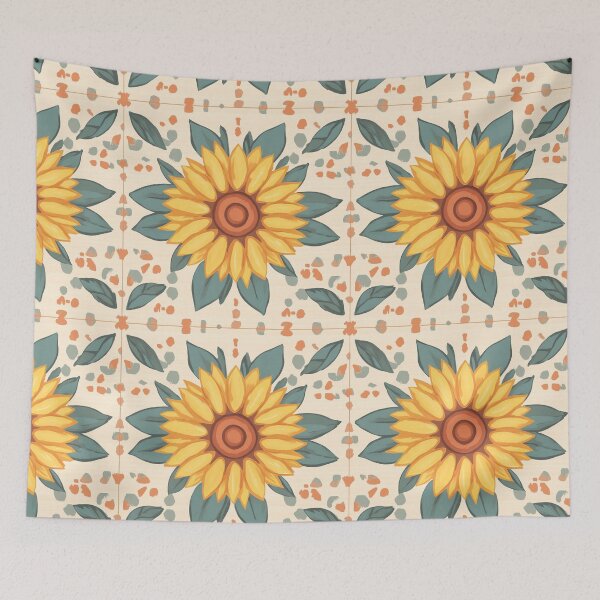 Item preview, Colorful Lush Sunflower Print For Wedding Celebration designed and sold by RoyalStarsPatts.