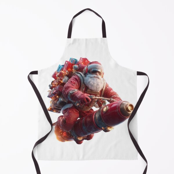 Item preview, Space Santa on Rocket – Epic Sci-Fi Christmas Design designed and sold by AlexLineArt.