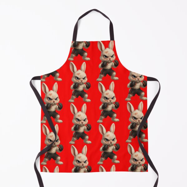 Item preview, Fierce Fighter Bunny – MMA Warrior Rabbit Design designed and sold by FunMerchOutlet.