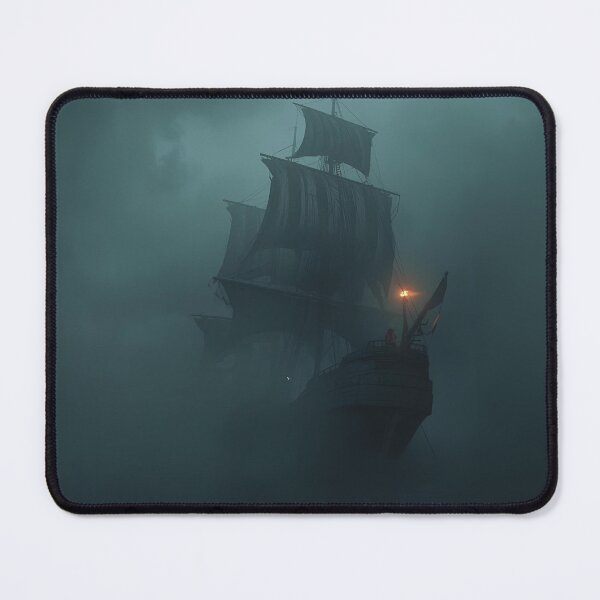 Item preview, Vintage Galleon in the Fog designed and sold by RisingWolfStudio.