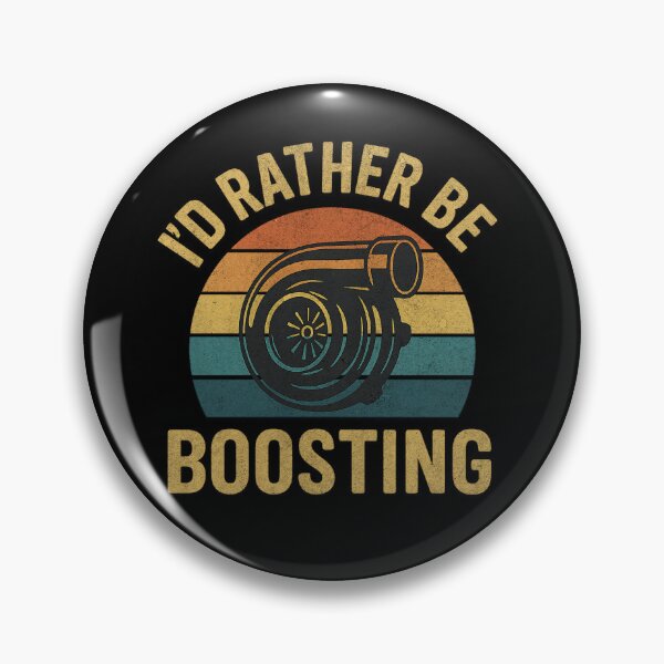Item preview, I’d Rather Be Boosting Turbo Car Racing designed and sold by CarantinedChaos.