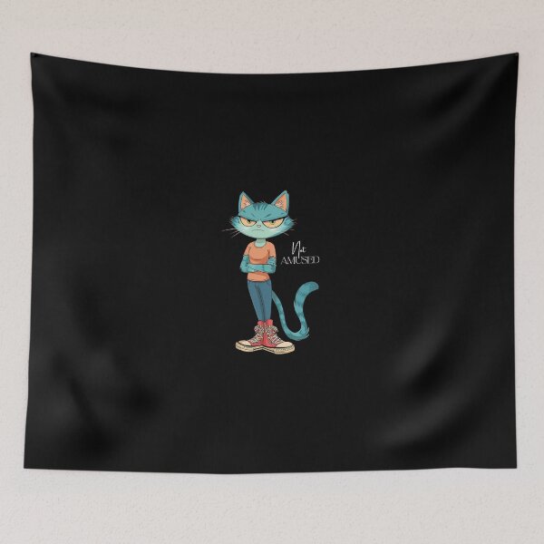 Item preview, Not Amused | Cat Humor | Coffee Tee designed and sold by SoundStyleShop.