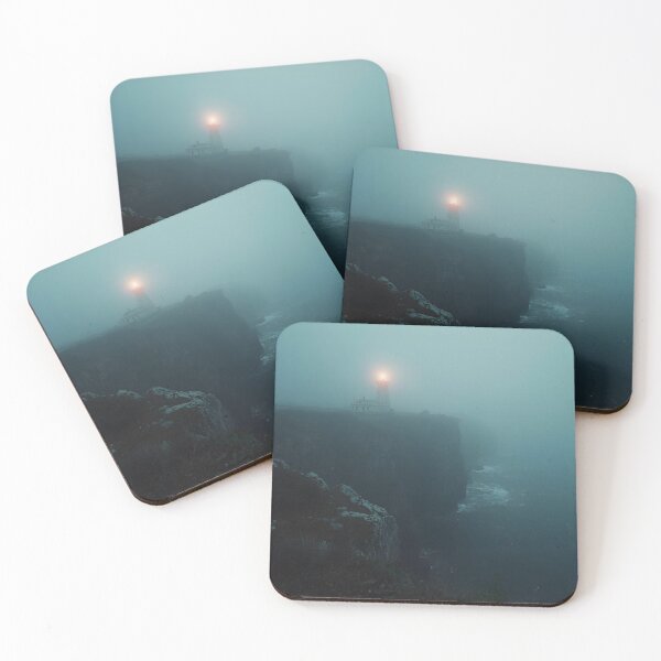 Item preview, Seaside Light House in the Fog designed and sold by RisingWolfStudio.