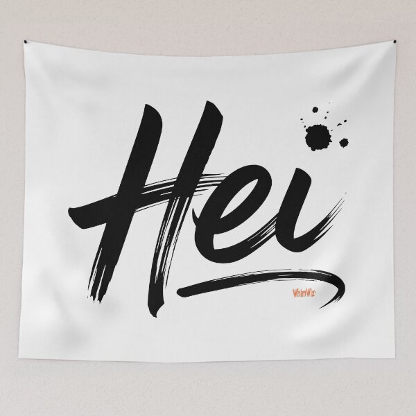 Item preview, Hei - Hello designed and sold by WhimWiz.