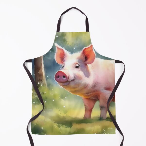 Item preview, Happy Pig in Forest designed and sold by CalmnessbyChoice.
