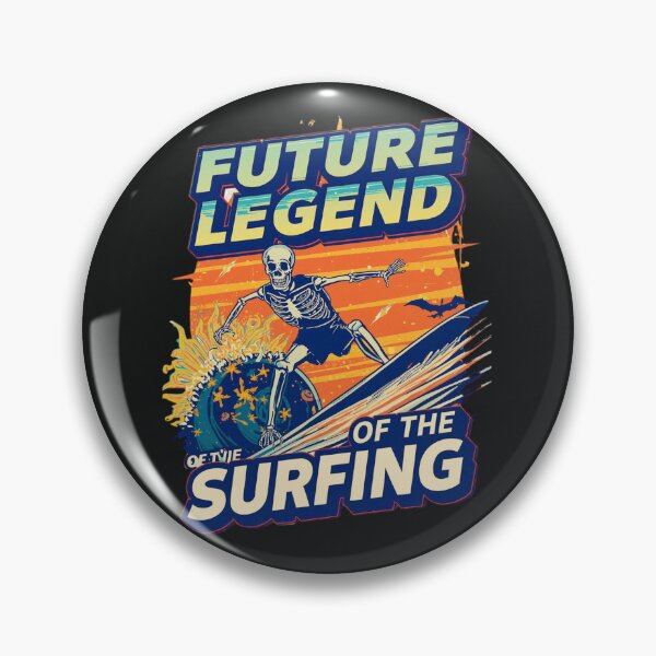 Item preview, Future Surfing Legend Skeleton designed and sold by Zakrytos ★★★★★.