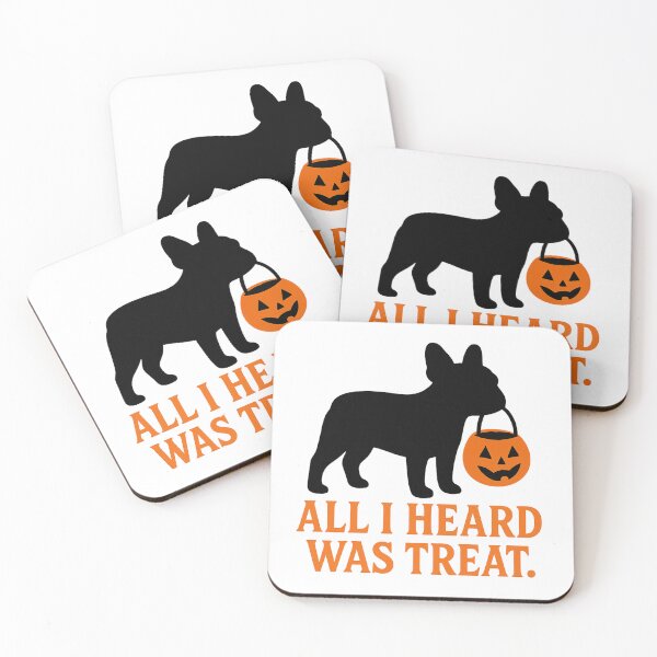 Item preview, Funny French Bulldog Halloween "All I Heard Was Treat" Design designed and sold by LifeStingz.