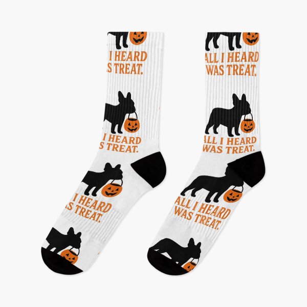 Item preview, Funny French Bulldog Halloween "All I Heard Was Treat" Design designed and sold by LifeStingz.