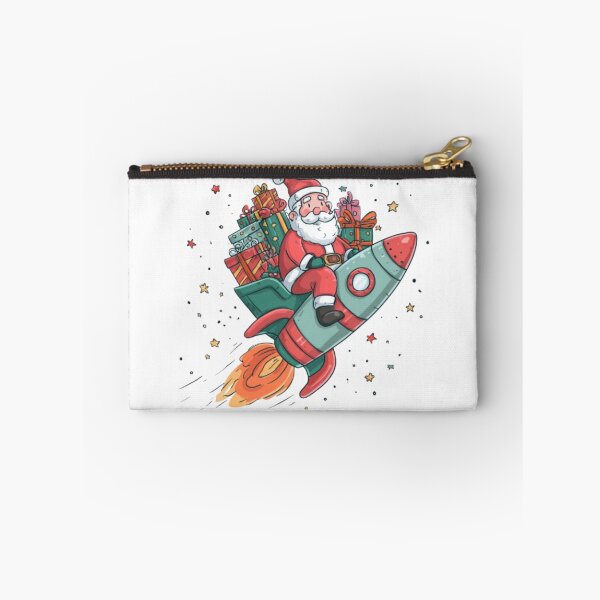 Item preview, Santa on a Rocket – Funny Christmas Space Design designed and sold by AlexLineArt.