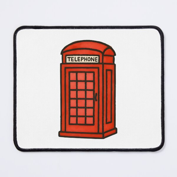 Item preview, Red Phone Booth designed and sold by GraphicsClub.