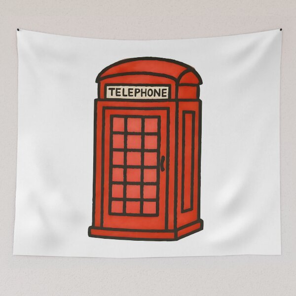 Item preview, Red  Phone Booth  designed and sold by GraphicsClub.