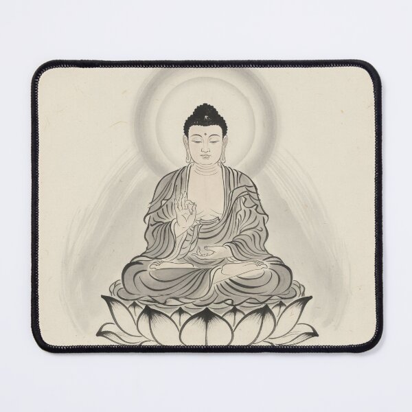 Item preview, Amida (Amitābha) - Zen Buddhist Buddha of Infinite Light and Life - Buddhas & Bodhisattvas Series designed and sold by ZenLibrary.